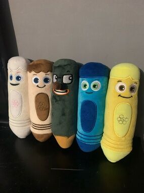 Babyfirst TV Color Crew Talking Crayons Plush Set Of 5